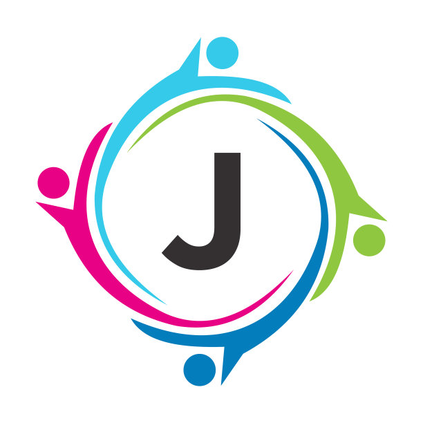 字母j团队标志团结象征慈善标志图片下载