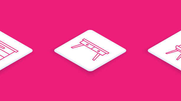 设置线条扶手椅办公办公桌沙发家具图片下载