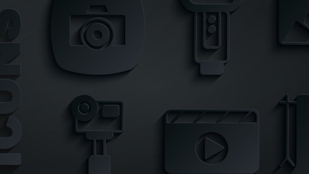 设置电影拍手照片修饰动作图片下载