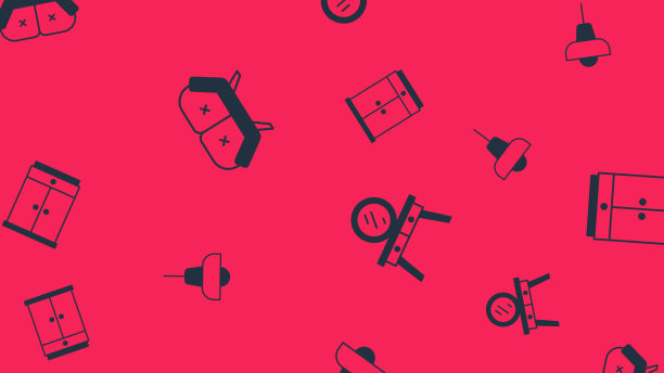 设衣柜灯、挂沙发和梳妆台图片下载