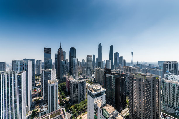广州城市的天际线图片下载