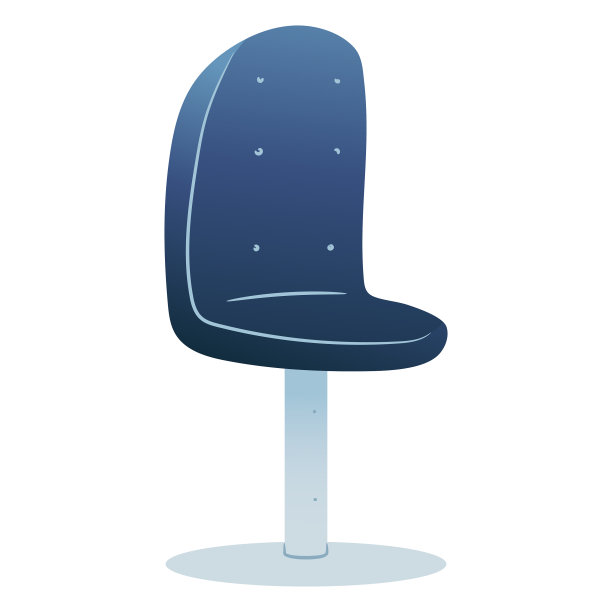 蓝色椅子颜色图片下载