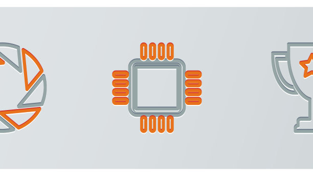 设置线奖杯杯相机快门和处理器图片下载