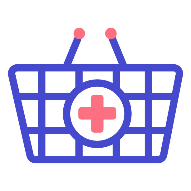 药房篮描图标图片下载