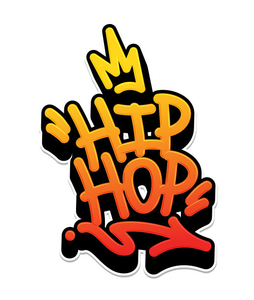 嘻哈标签涂鸦风格标签刻字图片下载