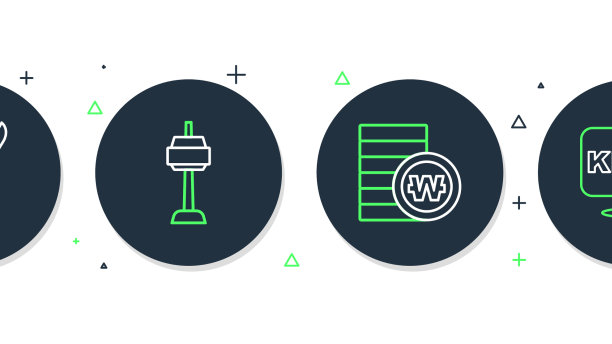 在韩国首尔塔设线韩币图片下载