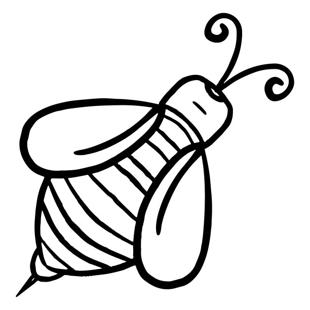 简单的蜜蜂动作图片下载