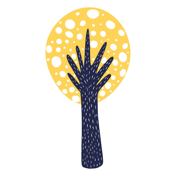 彩色的树图片下载