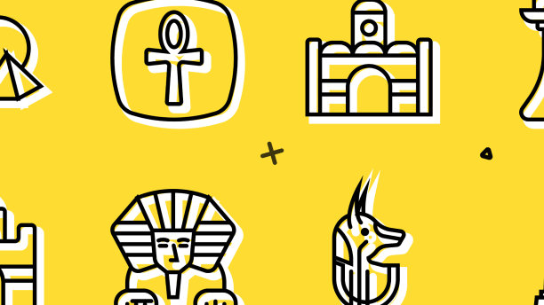 在莎草卷轴方尖碑上设置荷鲁斯线眼图片下载