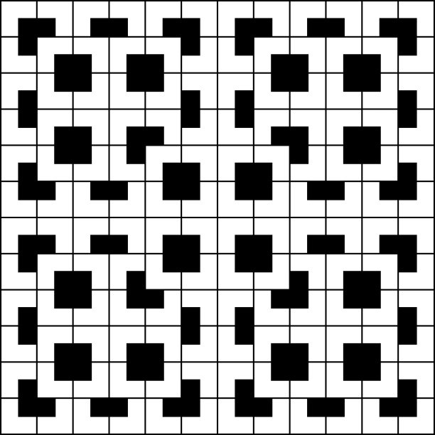 黑角方括号和方块图案背景向量。瓷砖、地砖、地铁砖、墙砖背景。图片下载