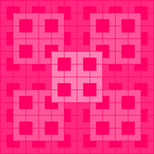 粉色尖括号和正方形图案背景向量。瓷砖、地砖、地铁砖、墙砖背景。图片下载