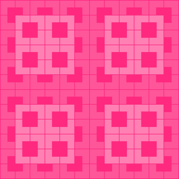 粉色尖括号和正方形图案背景向量。瓷砖、地砖、地铁砖、墙砖背景。图片下载