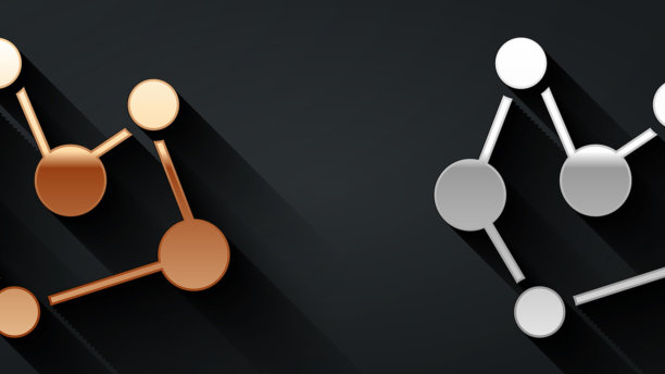 金、银化学分子式图标分离上图片下载