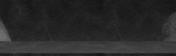 深黑色宽水平装饰水泥墙房间背景与光影抽象墙纸背景图片下载