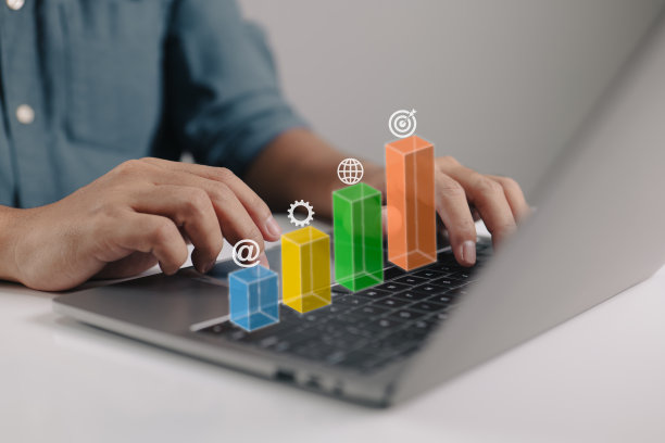 业务图表与统计。任务和成就。设定目标、成功的公司计划和营销理念。图片下载