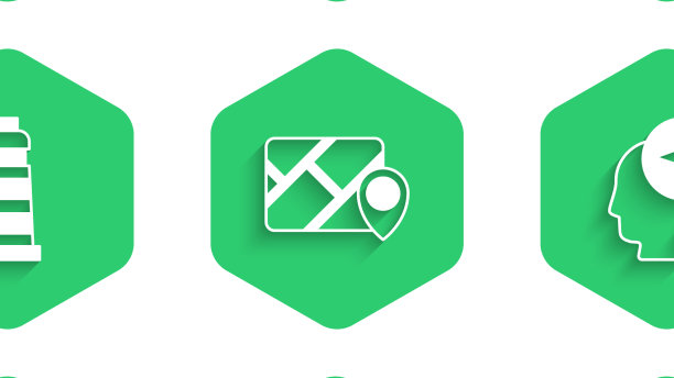 设置城市地图导航路线信息图图片下载