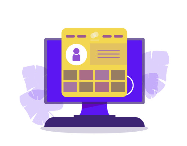 个人网站扁平化设计图片下载