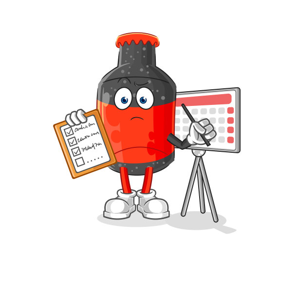 可乐时间表卡通人物图片下载