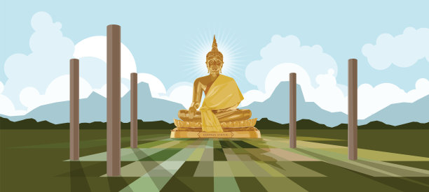 自然中的佛像。图片下载