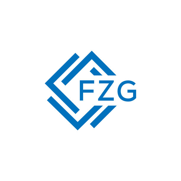 FZG字母标志设计，白底FZG图片下载