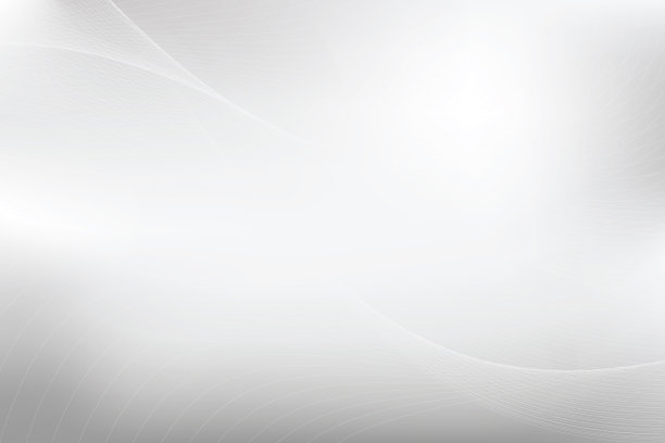 抽象的白灰配色，现代设计的渐变背景和波浪线。矢量插图。图片下载