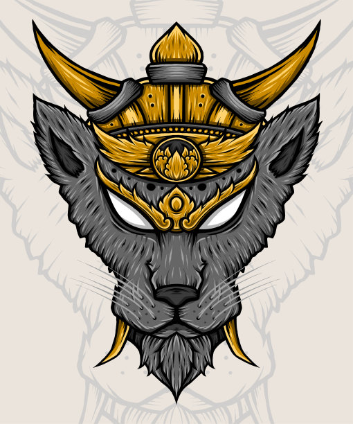 狼的头说明图片下载