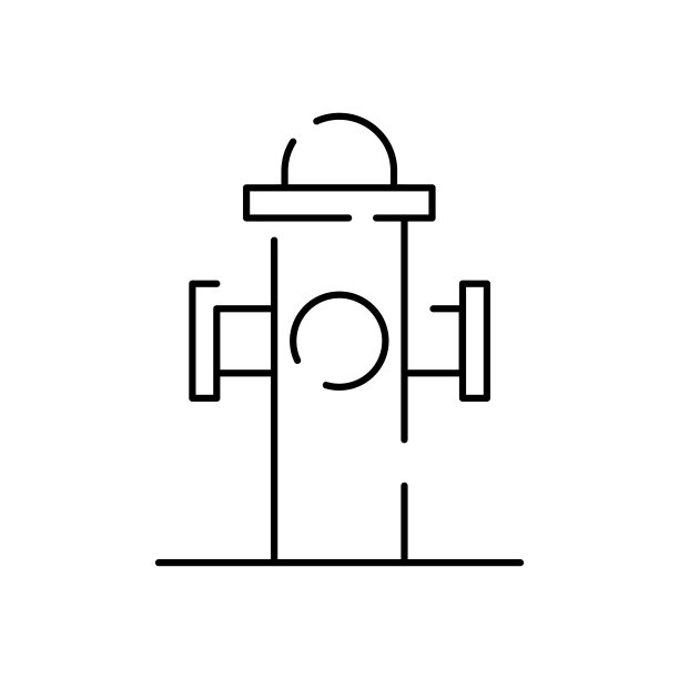 消防员和消防部门线图标。包括图标作为火，消防，燃烧，紧急情况，消防栓，报警和更多。消防栓图片下载