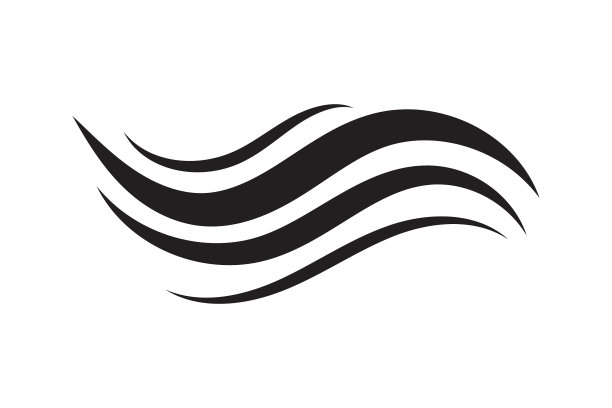 海洋图标波浪设计海洋标志图形元素图片下载