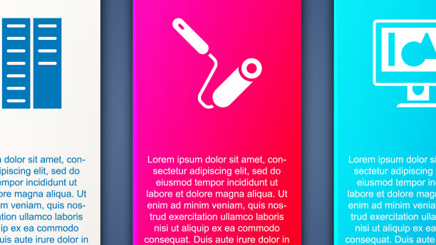 集画册、油漆辊、刷、电脑于一体图片下载