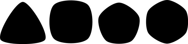 圆形多边形形状元素图片下载