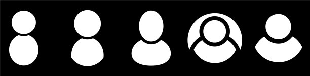 人物人形头像符号头像图标图片下载