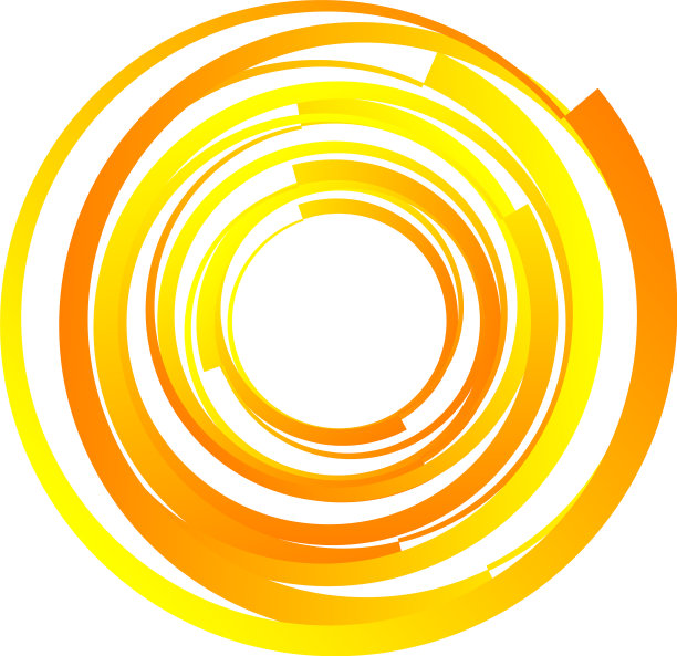 圆形径向母题抽象曼荼罗图标图片下载