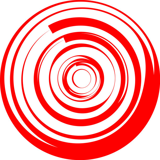 圆形径向母题抽象曼荼罗图标图片下载