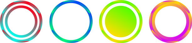 现代几何圆同心圆环图片下载