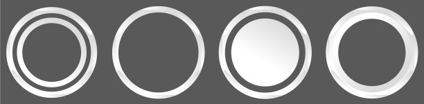 现代几何圆同心圆环图片下载