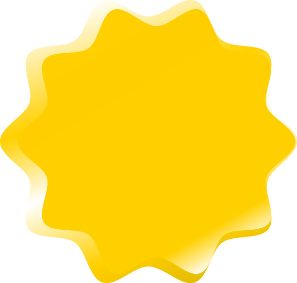 简单的金、银、铜牌旗帜纽扣图片下载