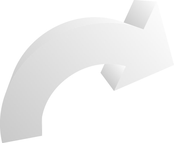 圆形箭头指针形状元素图片下载