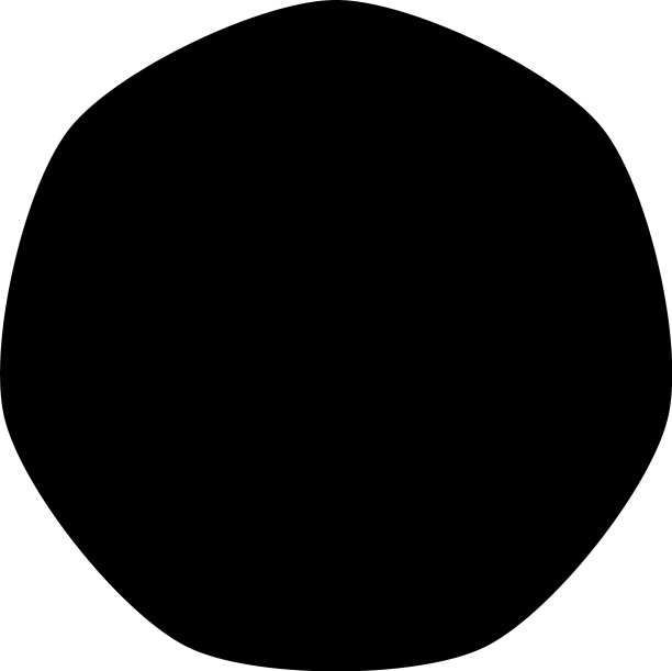 简单的圆形有机造型设计元素图片下载