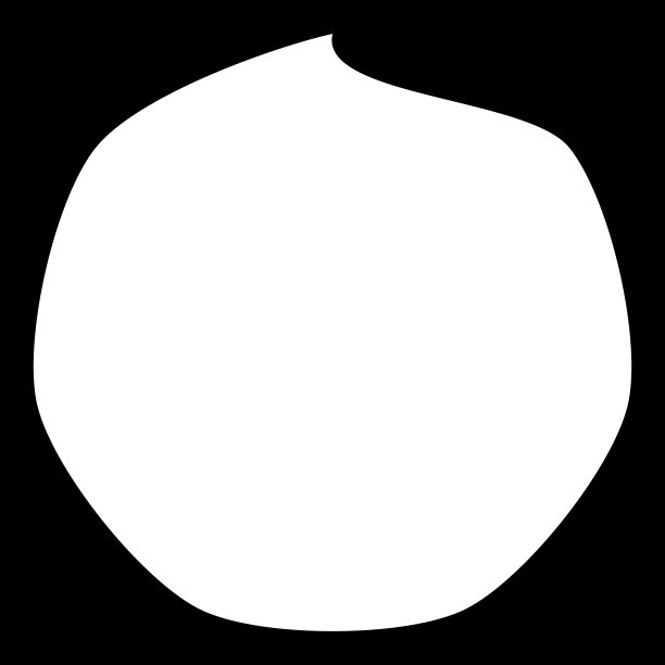 简单的圆形有机造型设计元素图片下载