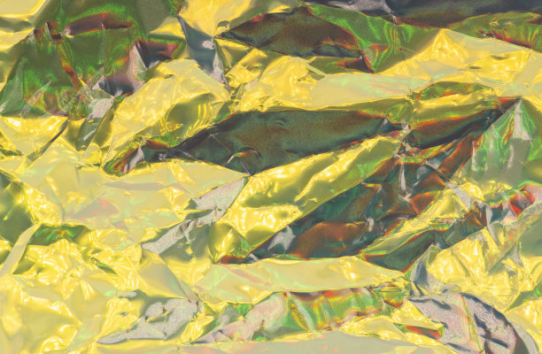 具有反射光反射的全息塑料皱膜图片下载