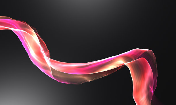 彩色线条和波浪背景设计图片下载