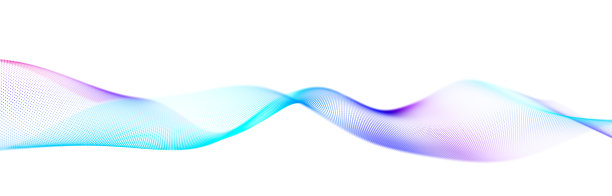 白色背景上彩色的粒子流。具有波浪动力元素的抽象背景。3 d图片下载