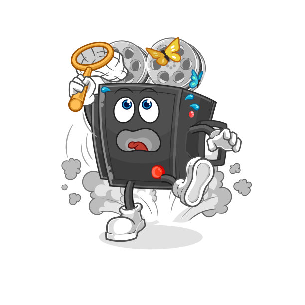 胶片摄影机捕捉蝴蝶的性格图片下载