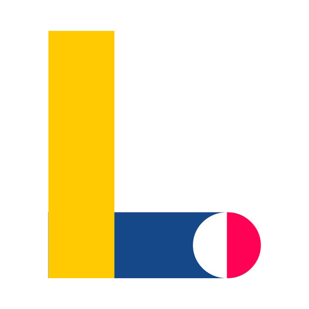 现代抽象几何字母大写字母图片下载