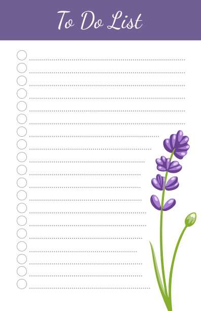 每日计划表笔记纸做清单模板图片下载