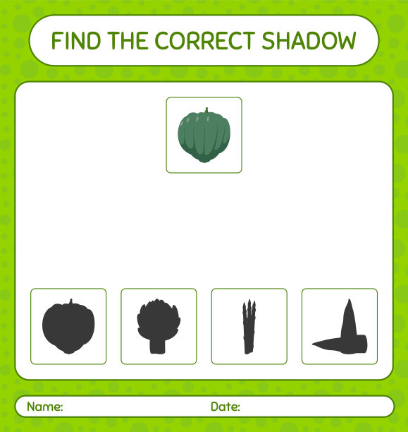 找到正确的影子游戏与橡子南瓜图片下载