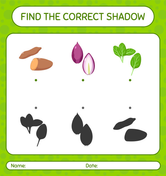 找到正确的蔬菜阴影游戏图片下载