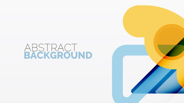 几何基元线圆抽象图片下载