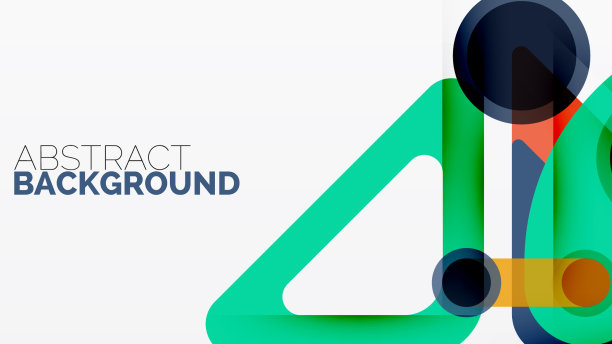 几何基元线圆抽象图片下载