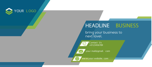 数字营销机构facebook封面和web ba图片下载